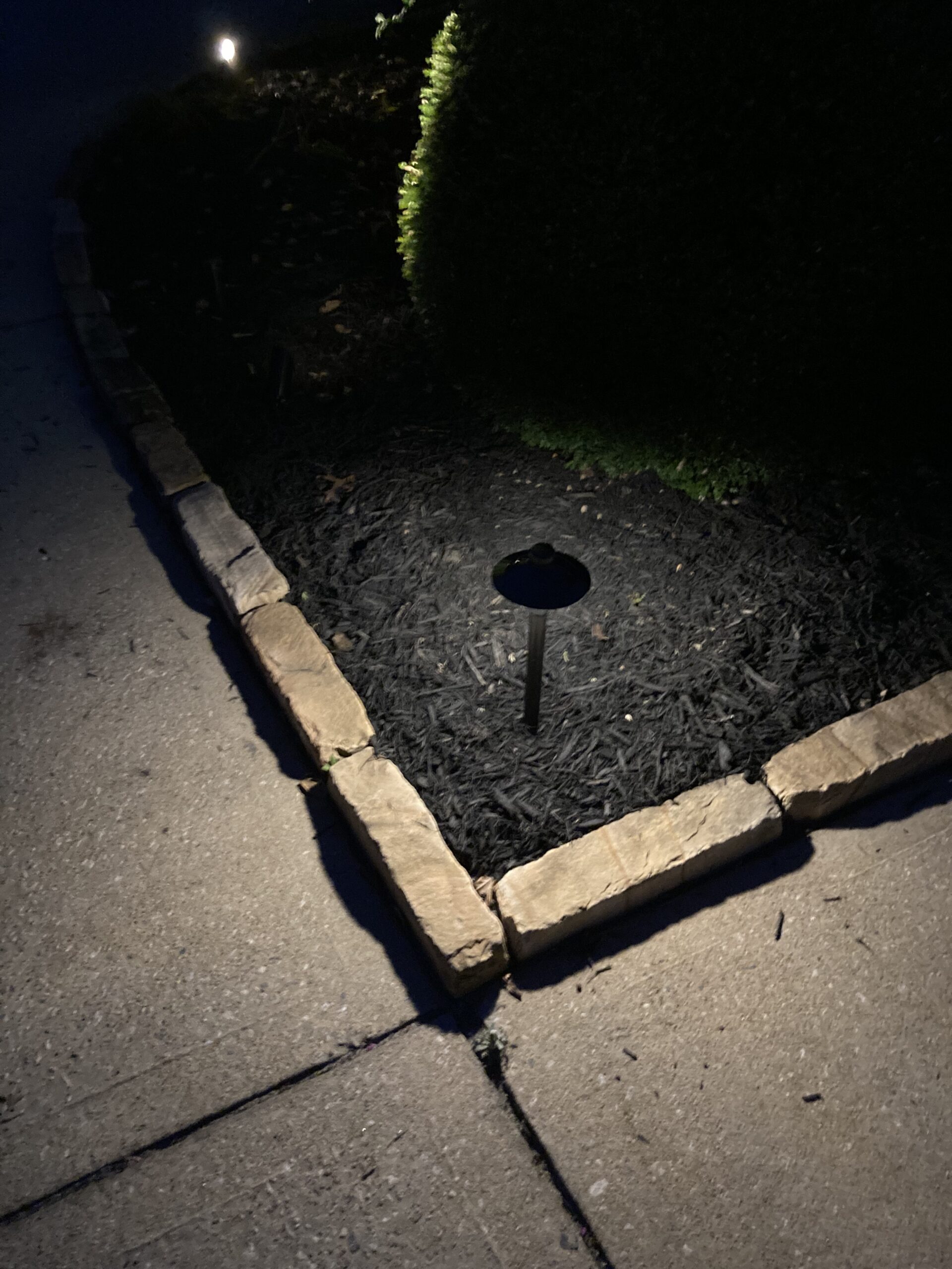 outdoor lighting install in Anderson, SC with Outdoor Lighting Experts